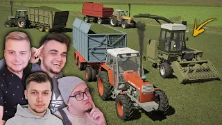 "MST na PGR" #7 😱 Kiszonka z Trawy, Dymy na Pryźmie hahaha.. 😂 Wożenie & Ubijanie 🔥 FS22 🌾 MST