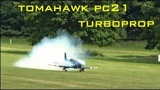 Tomahawk PC21 Real Turboprop RC Plane - Weston Park model air show 2022