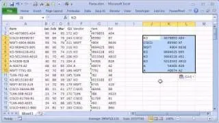 Split Apart Numbers at the Dash