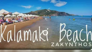 KALAMAKI BEACH ZAKYNTHOS ISLAND  - AUGUST 13,2021|| in 4K