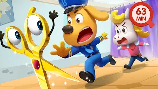 Who Took My Golden Scissors | Cartoons for Kids | Detective Cartoon | Sheriff Labrador
