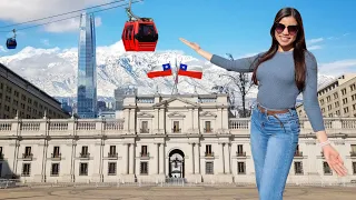 SANTIAGO de CHILE left me SPEECHLESS 🇨🇱 | The Switzerland of South America 🏙️🏔️ | One day city tour