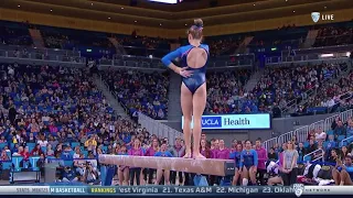 Madison Kocian (UCLA) 2018 Beam vs Utah 9.9