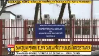 Scandal la Liceul Kiritescu din Bucuresti privind inregistrarile aparute in presa
