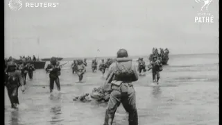 US reinforcements come ashore in Guadalcanal (1942)