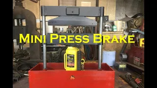 Mini Press Brake Part Two.