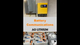 Setup battery communications EG4 3kw Inverter and aolithium lifepo4 server rack batteries 3000EHV-48