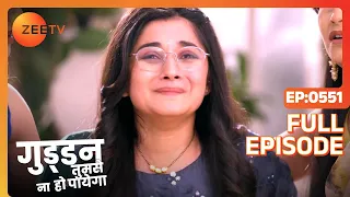 Guddan Tumse Na Ho Payega - Full Ep - 551 - Guddan, Akshat, Durga, Lakshmi, Saraswati - Zee TV