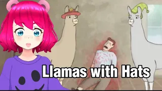 Llamas with hats 1-12 the complete series | Vtuber Reaction