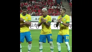 neymar, paqueta e raphinha dançando ACORDA PEDRINHO