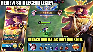 AKHIRNYA PUNYA SKIN LEGEND LESLEY  ! SKIN LEGEND TERKECE SIH LANGSUNG KITA REVIEW