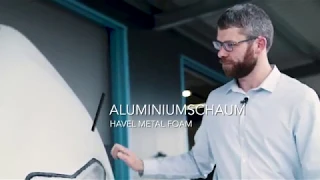 Aluminiumschaum von der Havel metal foam GmbH