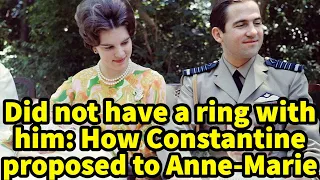Did not have a ring with him: How Constantine proposed to Anne-Marie