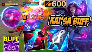 ESSE BUFF NA KAI'SA FEZ ELA FICAR MUITO ROUBADA (600 DE AD) - LEAGUE OF LEGENDS