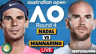 NADAL vs MANNARINO | Australian Open 2022 | LIVE GTL Tennis Watchalong Stream