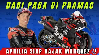 🔴MAKIN PANAS 🔥 BOS APRILIA INCAR MARQUEZ DUET VINALES 💥 SENJATA KALAHKAN DUCATI ⁉️💥