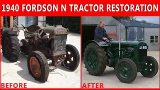 Restoring a 75 year old Vintage Tractor  - 1940 Fordson N Tractor Restoration Project