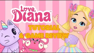 LOVE DIANA DRESS UP GAME TUTORIAL | GAME REVIEW PART 1 | ELISHA GAILE