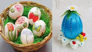 2 Budget friendly spring/Easter décor idea made with simple materials | DIY Easter craft idea 🐰1