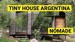 ⚡ Descubre esta TINY HOUSE ARGENTINA sobre ruedas, con hierro y madera de 6 metros