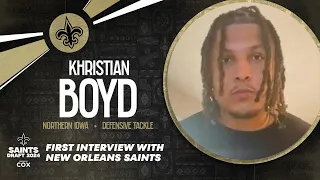 2024 NFL Draft: Khristian Boyd's first interview with New Orleans Saints