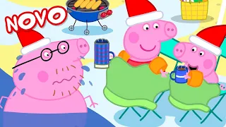 Peppa Pig Português Brasil | Nadar na manhã de Natal! | NOVO Contos da Peppa Pig