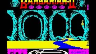 Barbarian II -- playing as barbarian (ZX Spectrum)