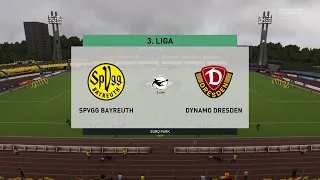 FIFA 23 | SPVGG Bayreuth vs Dynamo Dresden - 3. Liga | Gameplay
