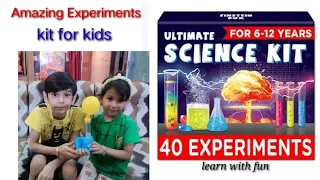 Ultimate Science kit  review and  experiments - Einstein box / Amazing Science Experiments  for kids