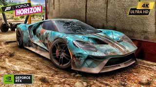 REBUILDING ABONDONED 1472HP FORD GT (2017) | FORZA HORIZON 5 | KEYBOARD GAMEPLAY | 4K 60fps