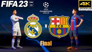 FIFA 23 - REAL MADRID vs. BARCELONA - Ft. Ronaldo - UCL Final - El Clásico - PS5™ [ 4K ]