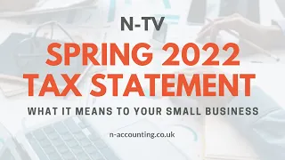 What does the spring 2022 tax statement mean to your small business