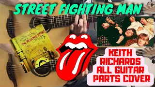 The Rolling Stones - Street Fighting Man (Beggars Banquet) Keith Richards All Guitar Parts Cover