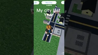 My city in 2022 vs 2023… (Mini cities)
