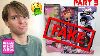 Unboxing Weird FAKE Dolls PART 3 (Barbie & LOL Surprise OMG)