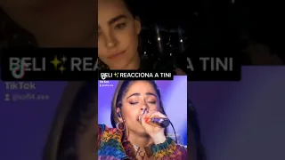 BELINDA reacciona a TINI cantando La Niña De La Escuela en CCME? tiktok
