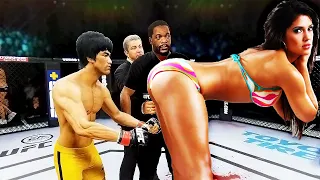 UFC 4 | Bruce Lee vs. Linda Hermosa (HOT MODEL) (EA Sports UFC 4)