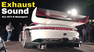 Porsche 911 GT3 R Rennsport Exhaust Sound