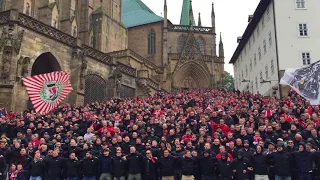 Thüringen-Derby: Erfurt-Fans versammeln sich auf Domstufen