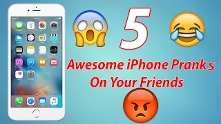 5 iPHONE PRANKS TO ANNOY/PISS OFF YOUR FRIENDS OR YOUR GIRL FRIENDS AND BOY FRIENDS