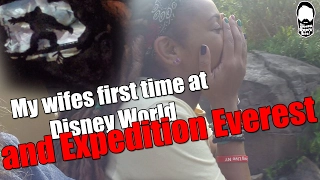 POV Expedition Everest First Time Ride for My Wife and Me - Family Trip January 2017