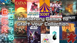 Top 10 Board Games to Start A Collection With
