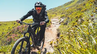 Darum fährt man Mountainbike immer mit Handschuhen! Bester MTB Trail in Davos | Fabio Schäfer