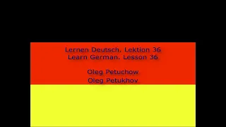 Learn German. Lesson 36. Public transportation. Lernen Deutsch. Lektion 36. Öffentlicher Nahverkehr.