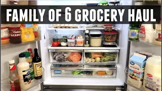 FAMILY OF 6 GROCERY HAUL | SAM'S CLUB & CLEARANCE FOOD | A NEW FRIDGE?!