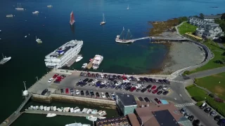 Bar Harbor, Maine (Arial Drone Video)