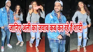 अली भाई आपका कब आएगा नंबर शादी करने का..?? 🤪🤪 Aly Goni & Jasmin Bhasin spotted at Mumbai Airport 📸✈️