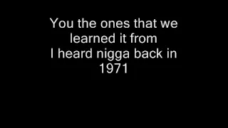 Ice Cube Gangster Rap Made Me Do It Lyrics