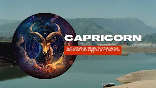 ♑CAPRICORN APRILIE-VEI FACE UN PAS IMPORTANT SPRE LINIȘTEA ȘI STABILITATEA TA! ATENȚIE LA NARCISIST!