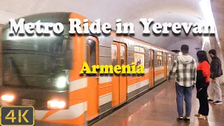 Metro ride in Yerevan - Armenia
